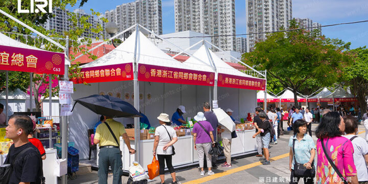 Pagoda Tents for HK Food Festival