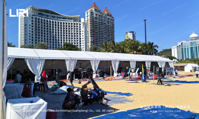 Beach frame tent